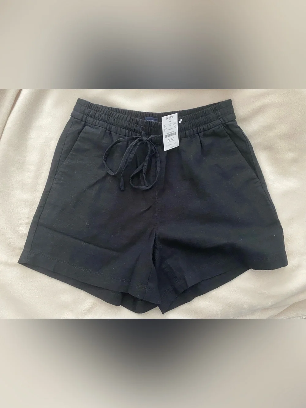 Women’s J.Crew Black Linen Shorts